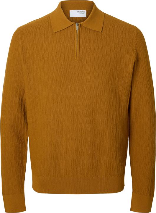 Produktbild Selected 100% Baumwoll Langarm-Poloshirt (M)