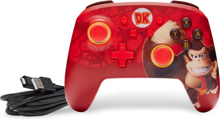 Produktbild PowerA Switch Controller Enhanced wired Donkey Kong Flex (Switch OLED, Switch)