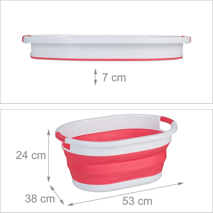 Immagine prodotto Relaxdays Cesto della biancheria (24 l)