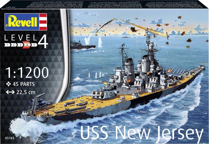 Actual product image Revell Starter Kit Battleship USS New Jersey