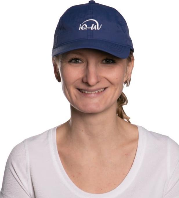 Produktbild IQ-UV Sonnenschutz Cap mit Logo recycelt, navy (1 Stk)