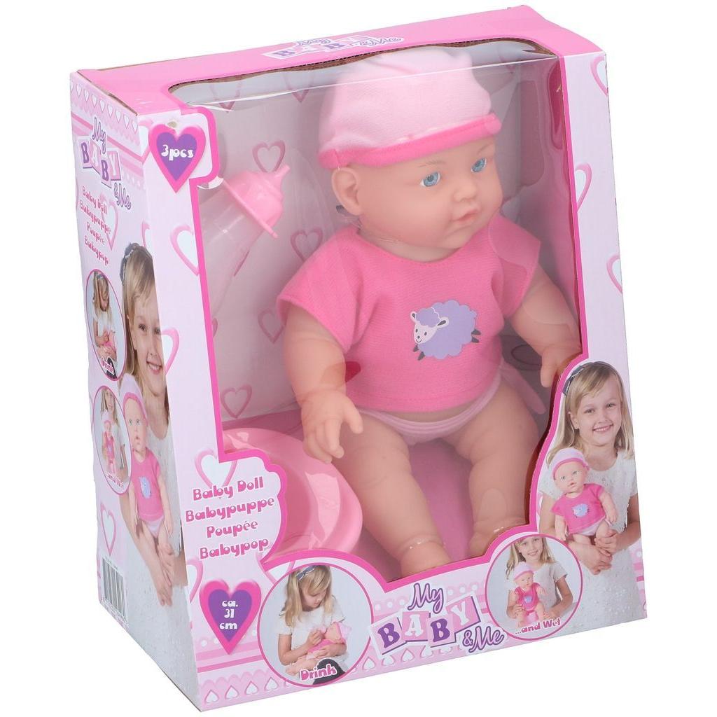 Thumbnail - Granna Baby doll drink&wet 31cm PL