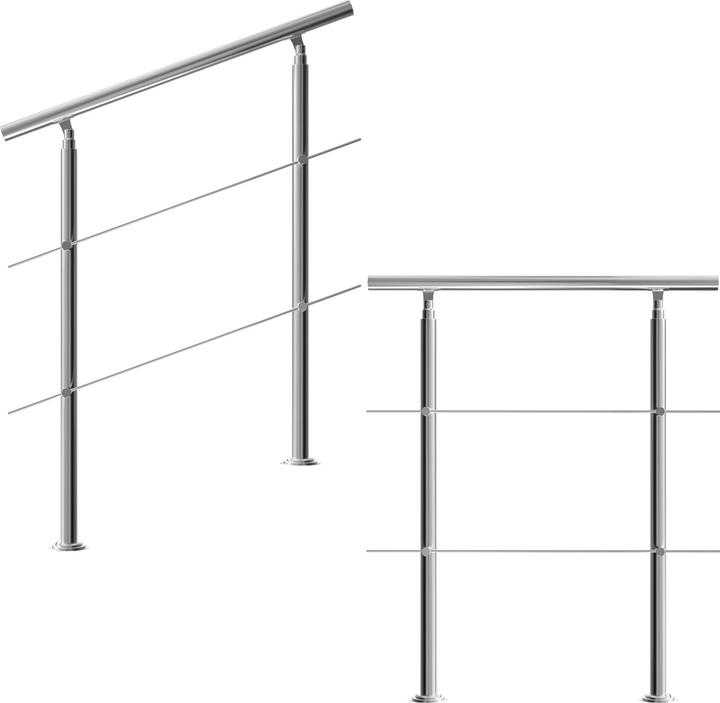 Produktbild Monzana Treppengeländer (Edelstahl)