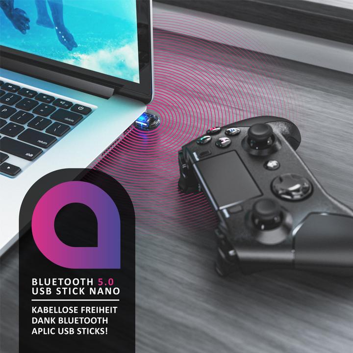 Immagine prodotto Aplic Chiave USB Bluetooth (Trasmettitore e ricevitore)