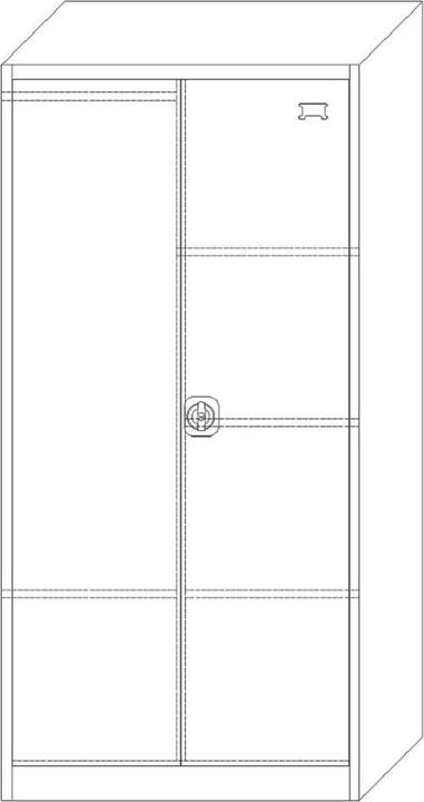 Produktbild Jet-Line Omsk (90 x 45 x 185 cm)