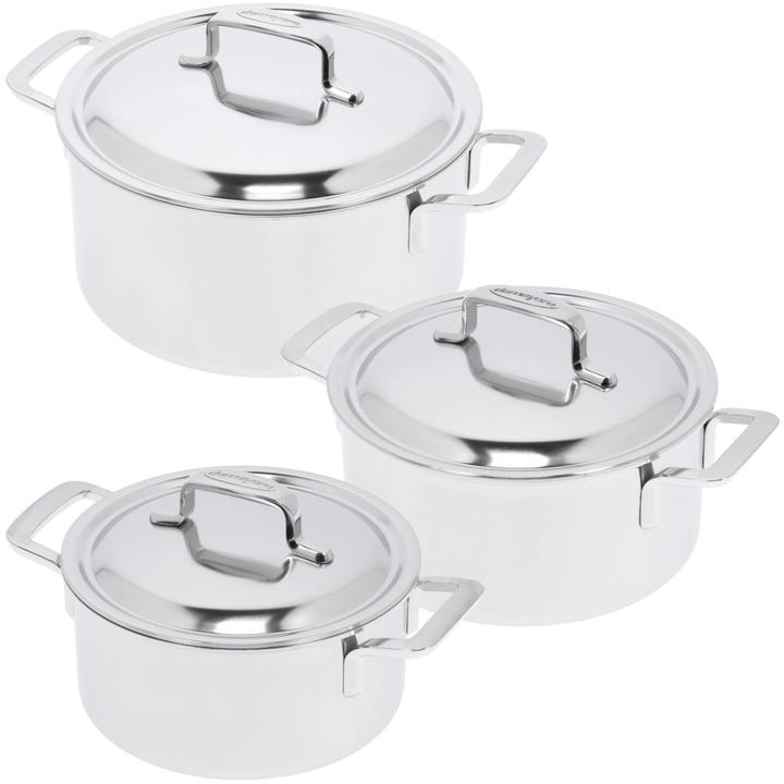 Demeyere Intense 5 Kookset 3 stuks (Kookpotten en pannenset, Roestvrij staal)