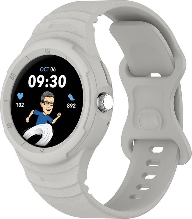 Techsuit - Watchband (W066) - Google Pixel Watch / Watch 2 / Watch 3 41mm - Gray (Silikon)