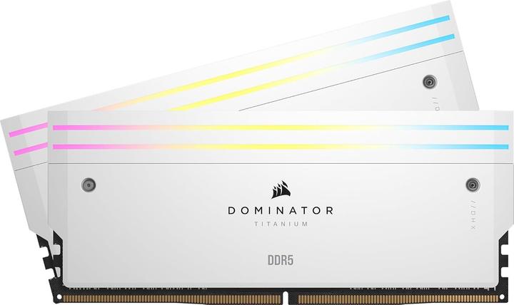 Image du produit Corsair RAM D5 6000 64GB C30 Dom Titanium K2 W (2 x 32GB, 6000 MHz, RAM DDR5, DIMM)