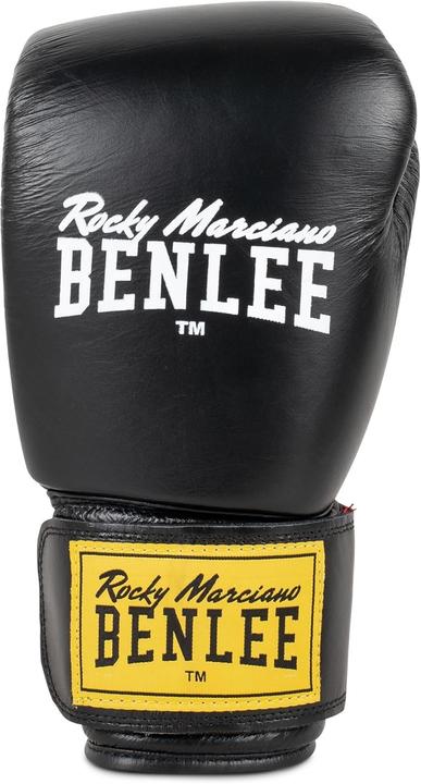 Produktbild Benlee Fighter Boxhandschuhe Leder Schwarz (14 OZ, One Size)