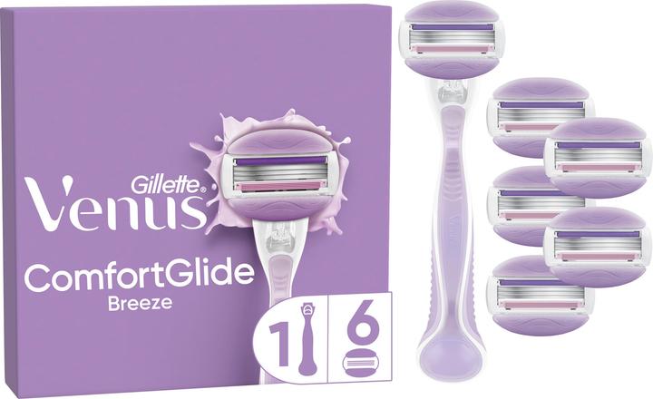 Immagine prodotto Gillette Rasoio Venus Comfortglide Breeze da donna con 1 manico e 6 ricariche