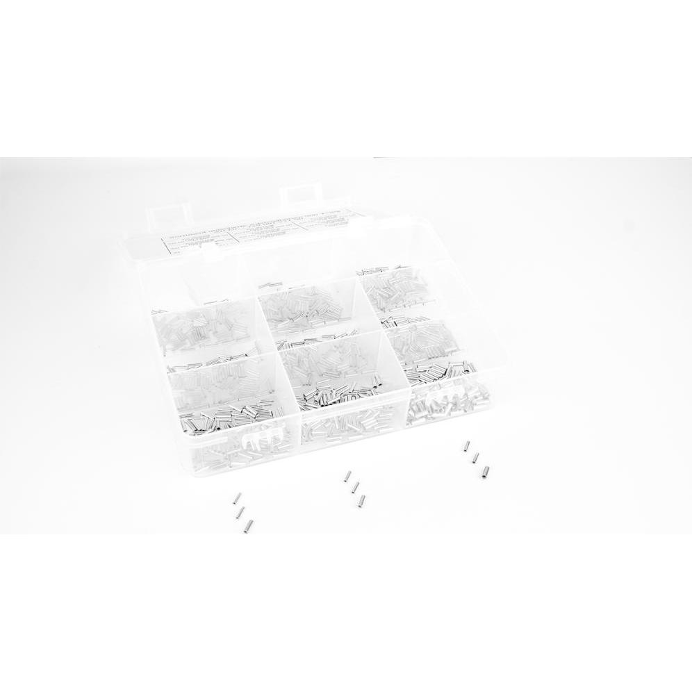 WKK, Collegamento per cavi, Sortiment Aderendhülsen unisoliert 900-tlg.