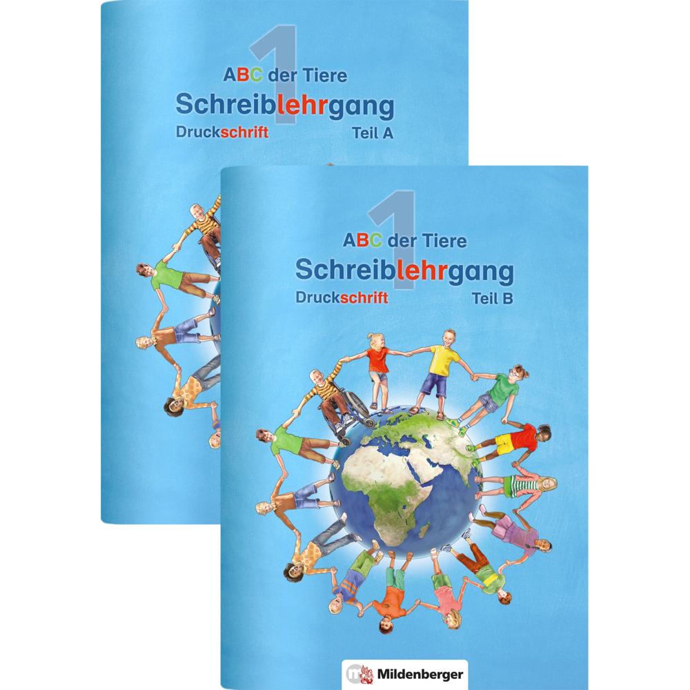 Thumbnail - ABC der Tiere 1 - Schreiblehrgang Druckschrift, Teil A und B. Neubearbeitung, Schulbücher von Klaus Kuhn, Heike Treiber