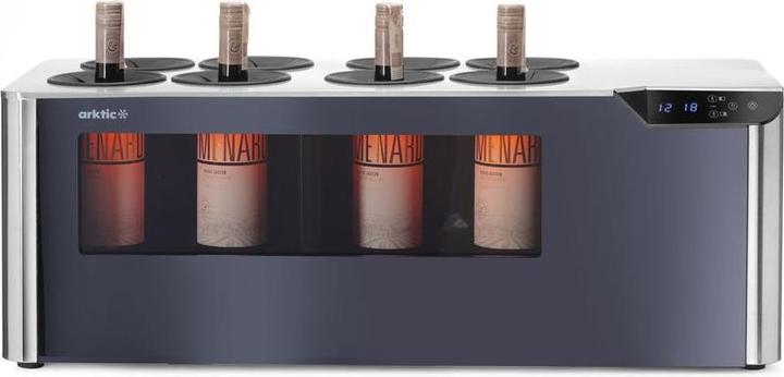 Actual product image Arktic Theken-Weinkühler Cellar, 2 Zonen,, Schwarz, 220-240V/60W, 800x350x(H)293mm