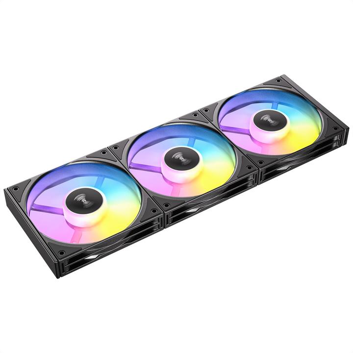 Actual product image Antec Connect 120 Reverse ARGB PWM Zwart set van 3 (120 mm, 3x)