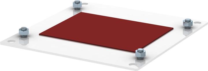 Actual product image OBO Bettermann OBO BSKM-GT 0711RW Counter plate T-branch for suspended mounting 70x110 pure white