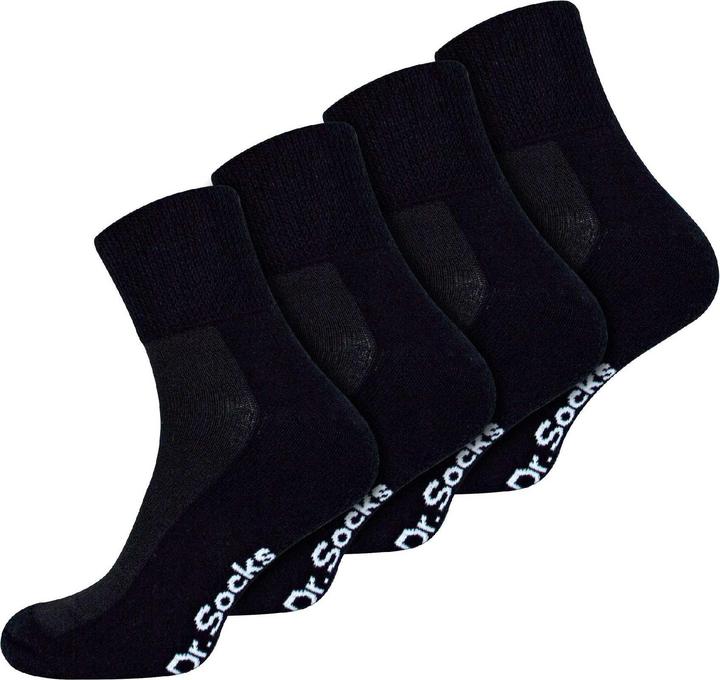 Dr.Socks Dr. Socks - 4 Paar Diabetikersocken Kurz | Sneaker Socken Ohne Gummibund