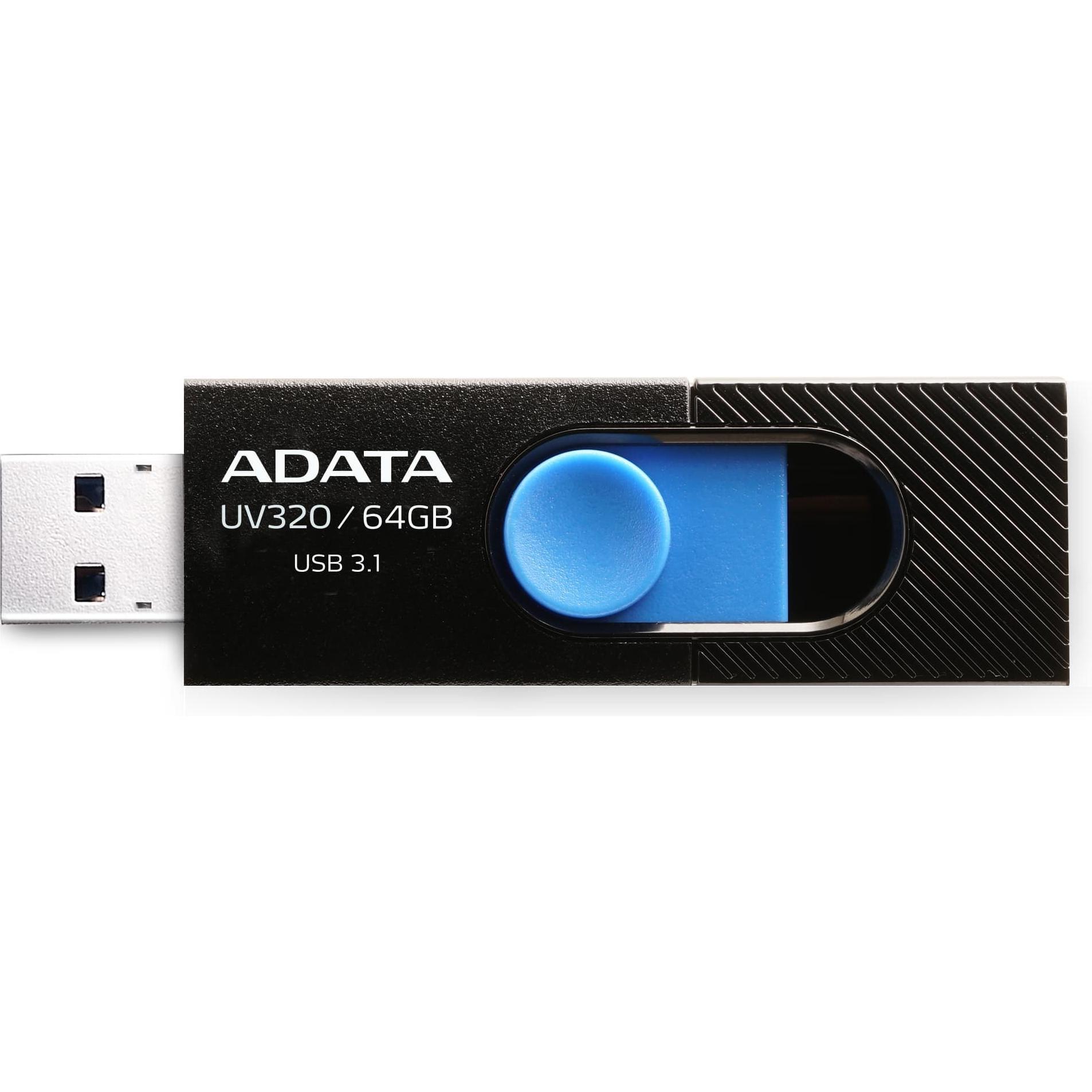 Thumbnail - Adata UV320 (64 GB, USB 3.1, USB-A), USB Stick, Schwarz, Blau