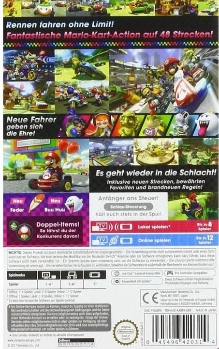 Actual product image Nintendo Mario Kart 8 Deluxe (Switch, DE)