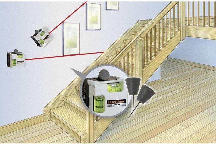 Actual product image Laserliner LaserCube line laser range (max.): 5 m