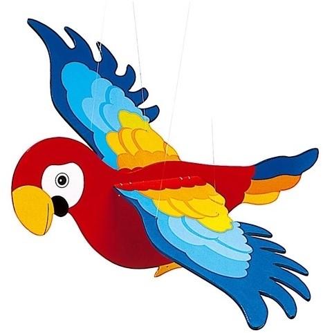 Actual product image Goki Wooden parrot figurine