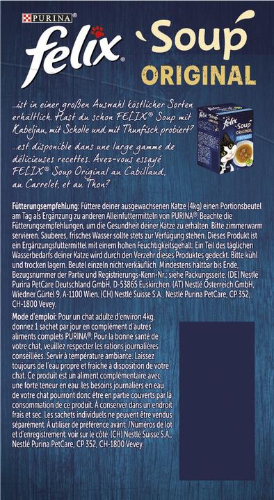 Image du produit Felix Soup Sélection de la Campagne (Adulte, 6 pcs, 288 g)