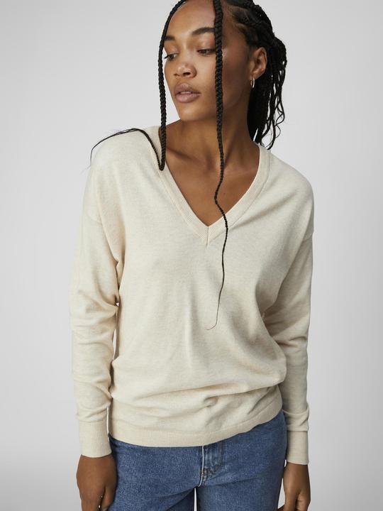 Produktbild Object Tiefer V-Ausschnitt Strickpullover (L)