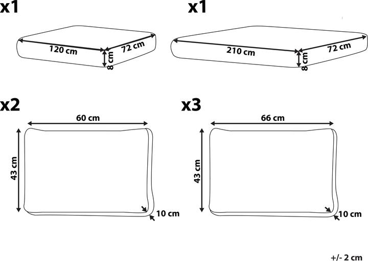 Image du produit Beliani Lanciano (72 x 66 cm)