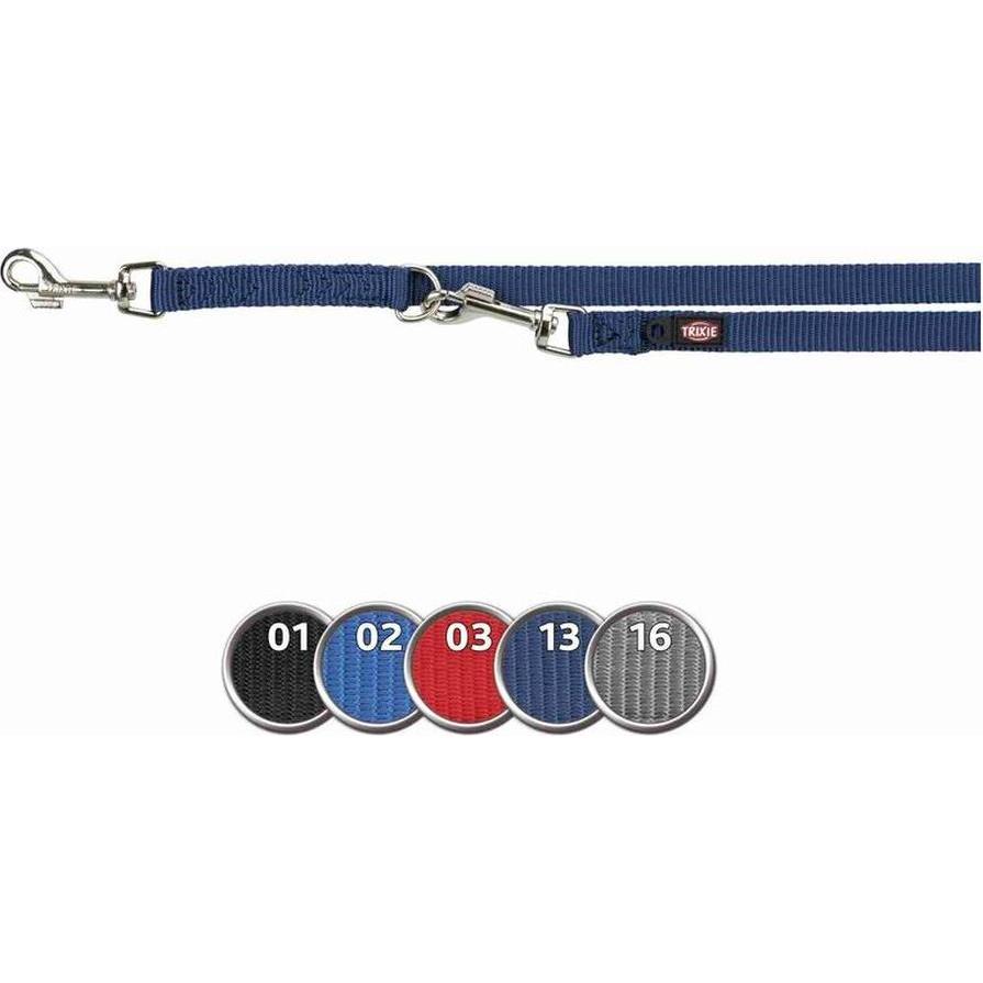 Premium Laisse Réglable - L-Xl: 3,00 M/25 Mm, Noir