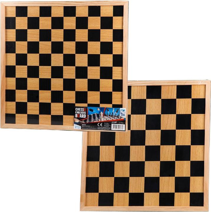 Actual product image Clown games Chess and Checkers board (Dutch, English, French, German, Italian, Spanish, 2 Players)
