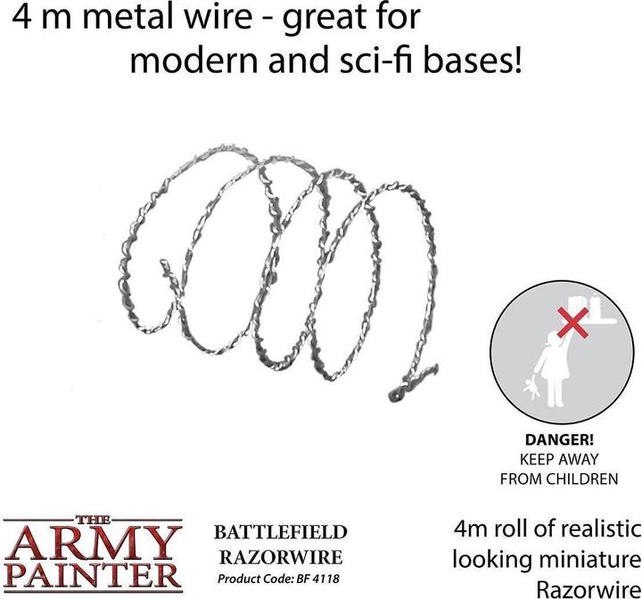 Actual product image Army Painter ARM04118 - Battlefield Razorwire (GB)