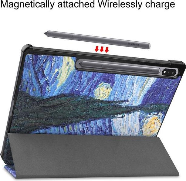 Image du produit MU Style Couverture pliable triple avec motif (Galaxy Tab S7+)