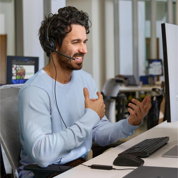 Produktbild HP Poly Mission 4xx (Kabelgebunden, USB-A, USB-C, Google Meet, Microsoft Teams, Zoom)