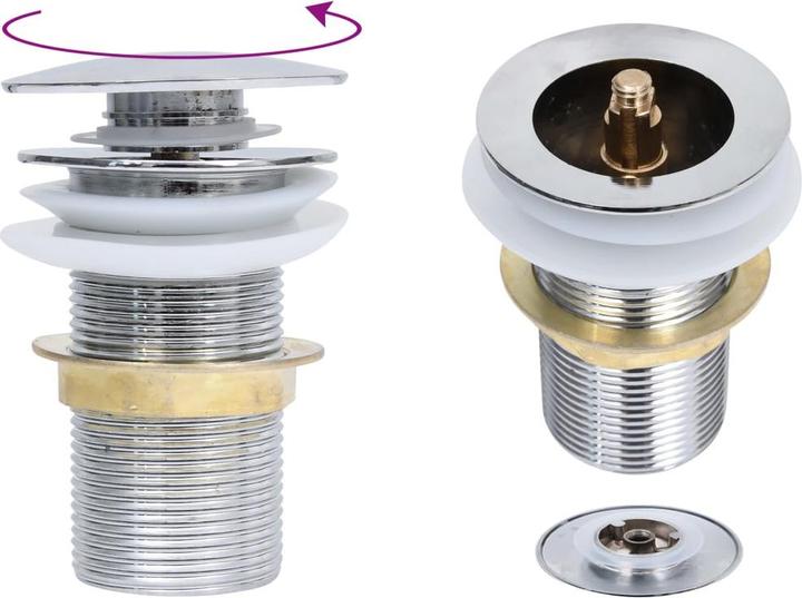 Actual product image vidaXL Ablaufgarnitur (Drainage set, 1 1/4")