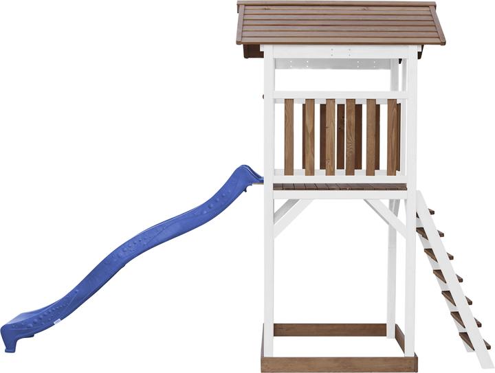 Immagine prodotto Axi Torre da gioco Beach Tower marrone/bianco - scivolo blu