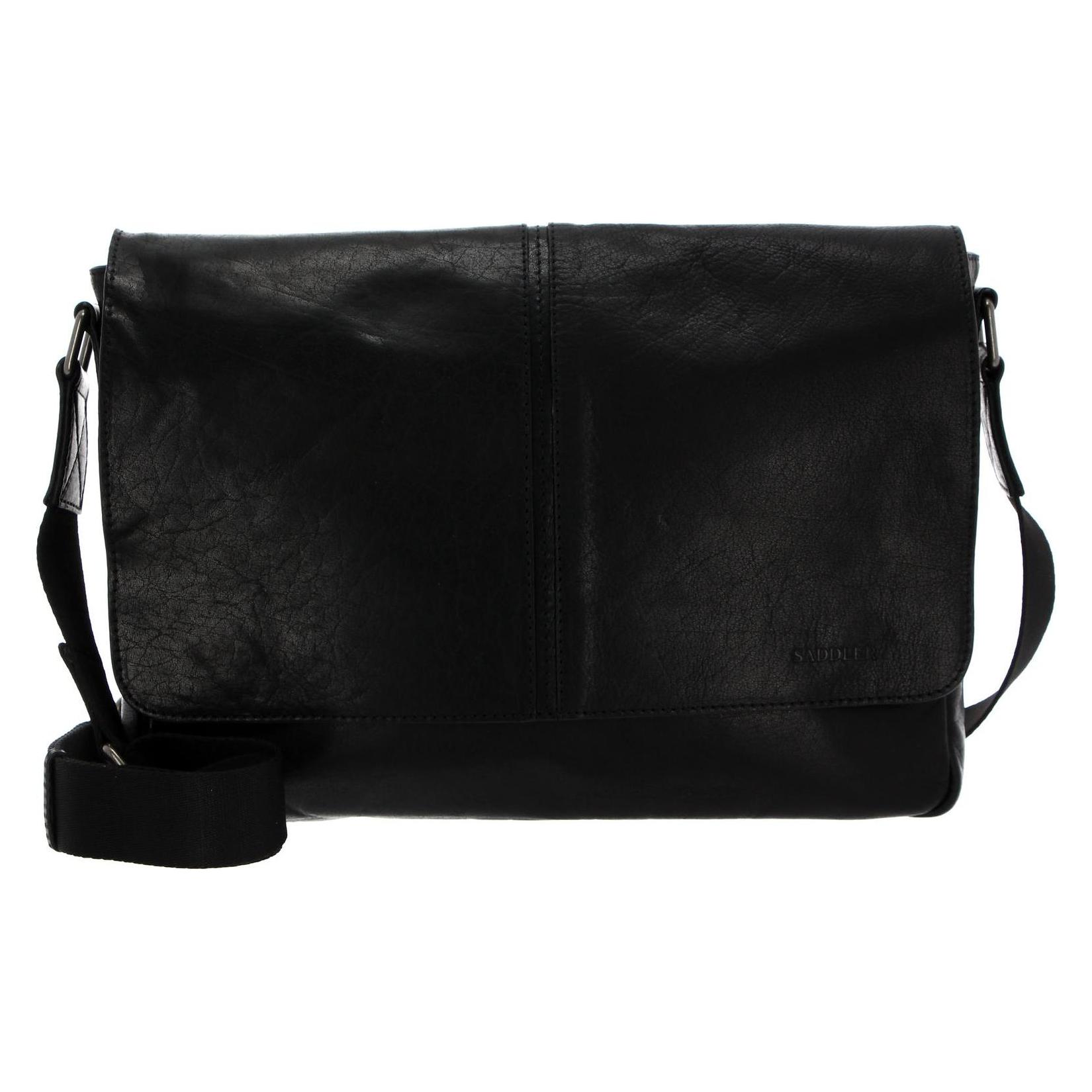 Saddler, Herren, Handtasche, Enzo Shoulder Bag, Schwarz