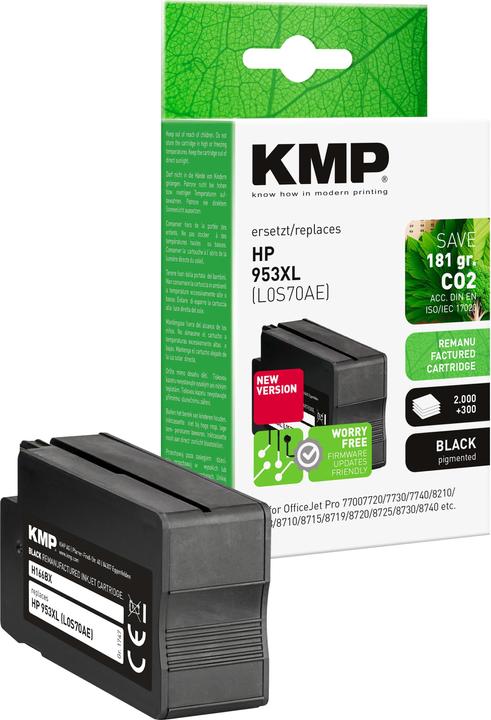 Actual product image KMP H166BX Ink Cartridge Compatible with HP L0S70AE (FC)