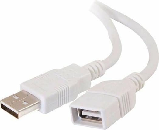 Immagine prodotto C2G 2 m USB A/A EXT CBL BIANCO (2 m, USB 2.0)