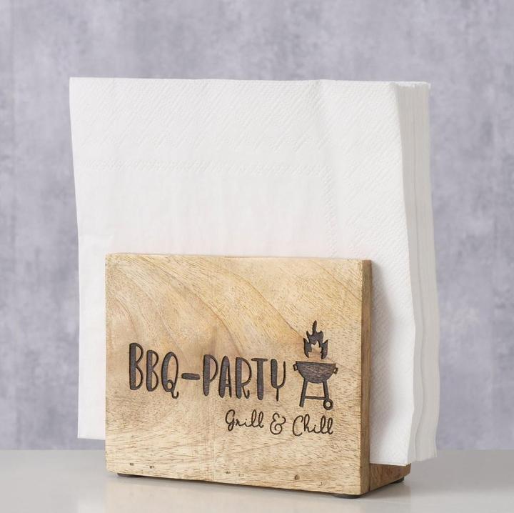 Actual product image Boltze Home Boltze Serviettenhalter BBQ, Braun, Produkttyp: Serviettenhalter (1 x)