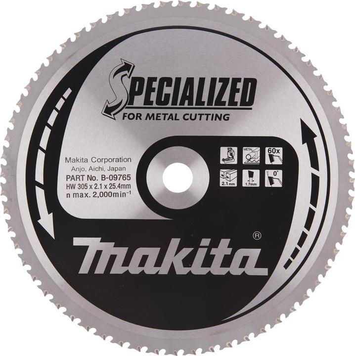 Makita Metal cutting disc 305x25.4x2.1mm 60T 0°