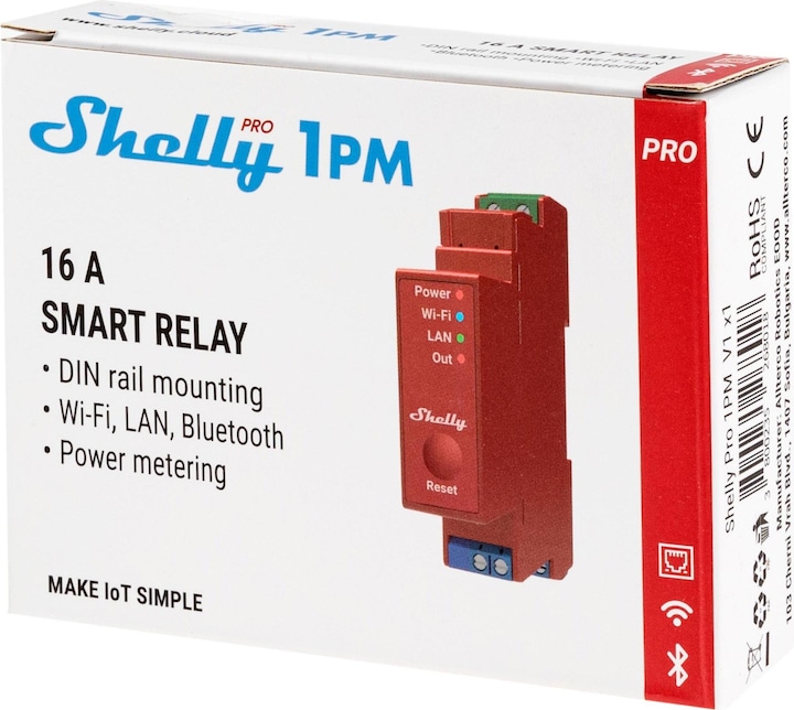 Actual product image Shelly Pro 1PM