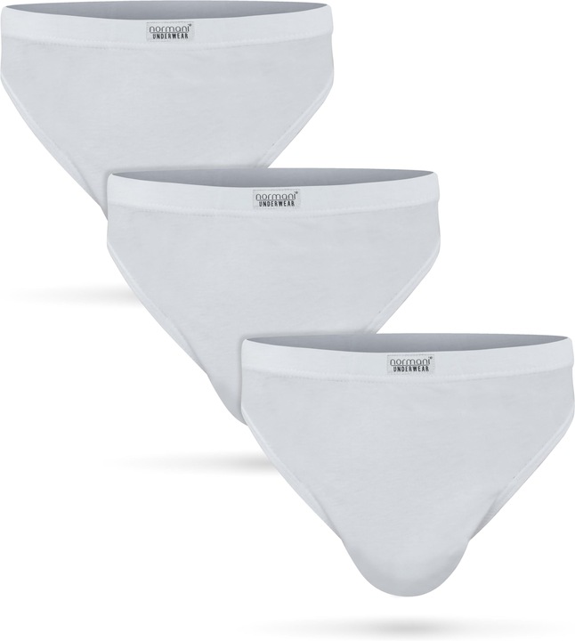 Produktbild Normani 3 Stück Herren Slips aus 100 % Baumwolle (S, 3er Pack)