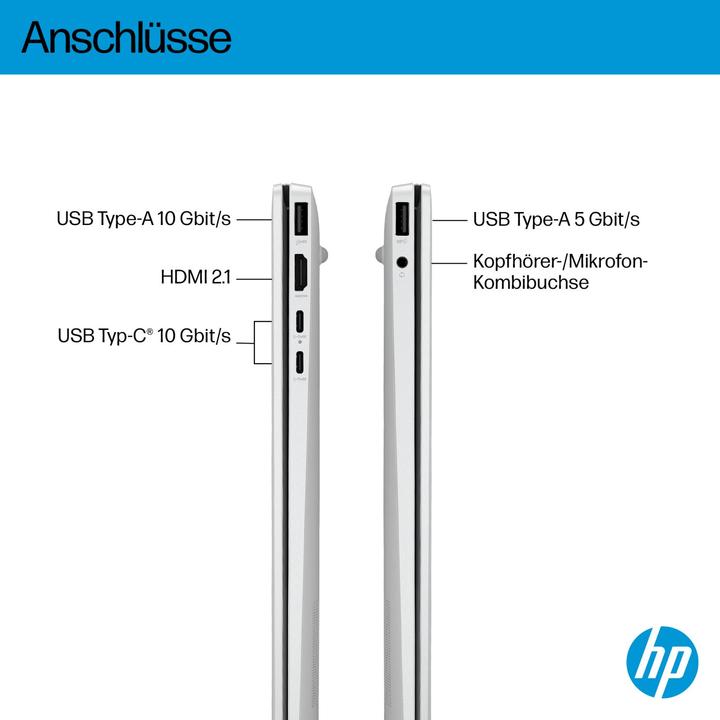 Produktbild HP OmniBook 5 NGAI 16" 2K OLED Ryzen AI 7 350 32GB/1TB SSD Win11 Home - 16-AG1477NG (16", 1000 GB, 32 GB, DE)