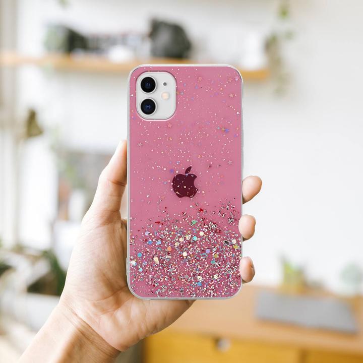 Actual product image Cadorabo TPU cover sparkling glitter (Apple iPhone 11 Pro)