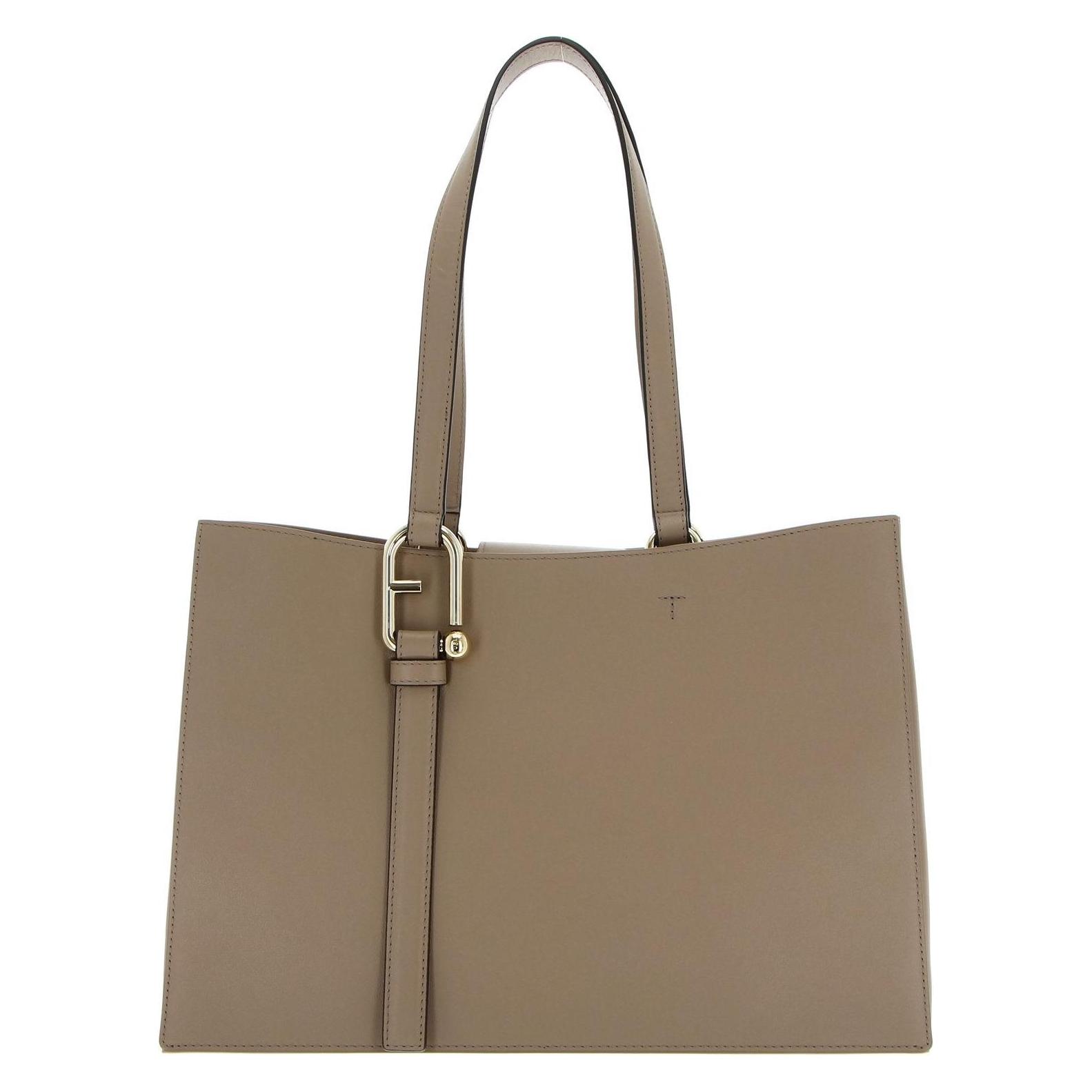 Furla, Damen, Handtasche, Nuvola Tote, Beige