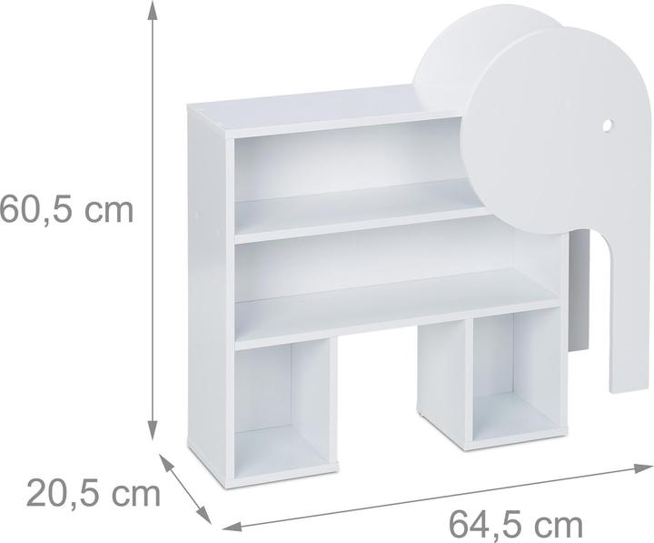 Produktbild Relaxdays Kinderregal (64.50 x 20.50 x 60.50 cm)