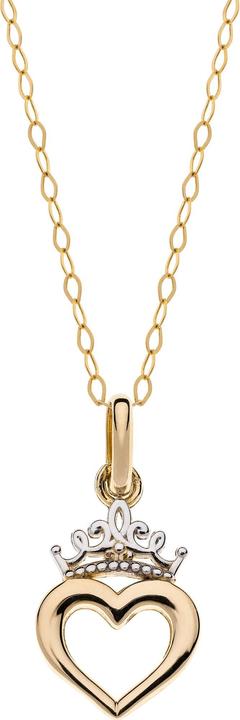 Image du produit Disney Jewelry Collier avec pendentif Princess (375 or jaune, 40 cm)