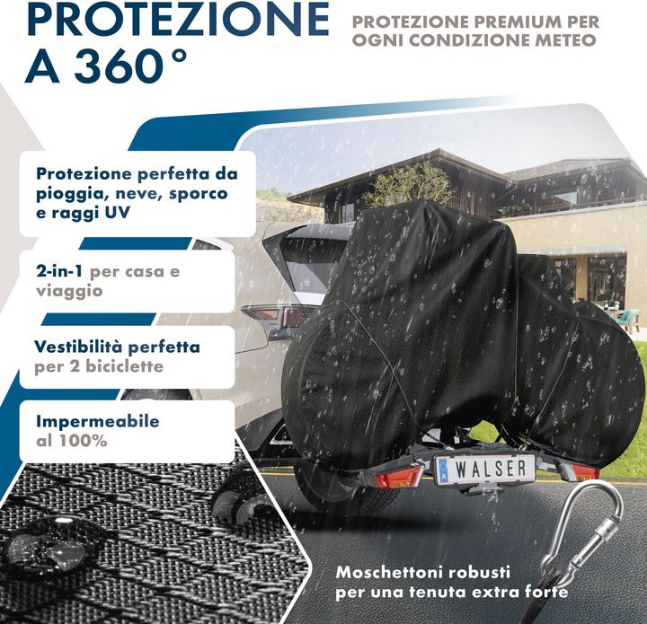 Actual product image Walser Premium bike cover for 2 bikes, waterproof protective bike cover