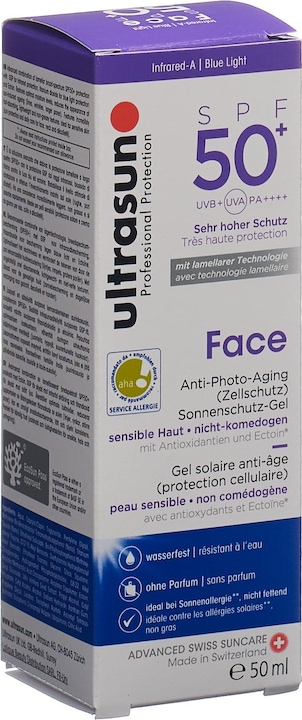 Immagine prodotto Ultrasun Viso (Crema solare viso, SPF 50+, 50 ml, 92 g)