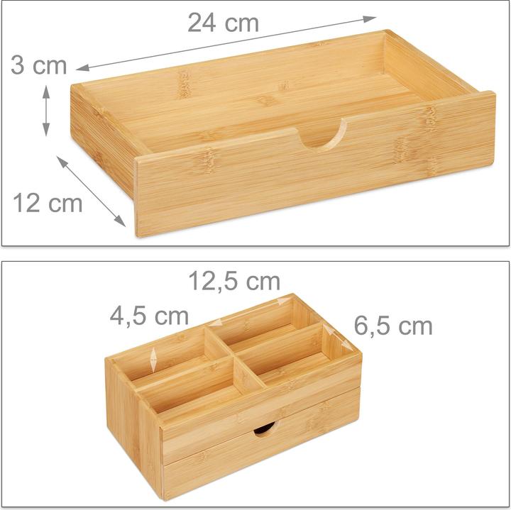 Actual product image Relaxdays Cosmetics Organiser with Drawer
