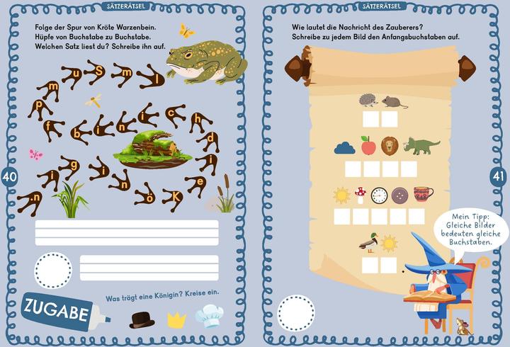 Actual product image Leserätsel für mutige Kinder - Magischer Zauberwald - ab 7 Jahren (German, Janine corner, Ulrike Rogler, 2024)